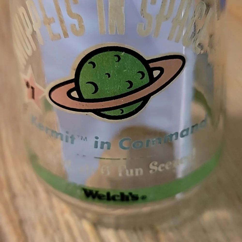 Welch's juice glass with Muppets in Space and Kermit the frog. - Picture 4 of 5